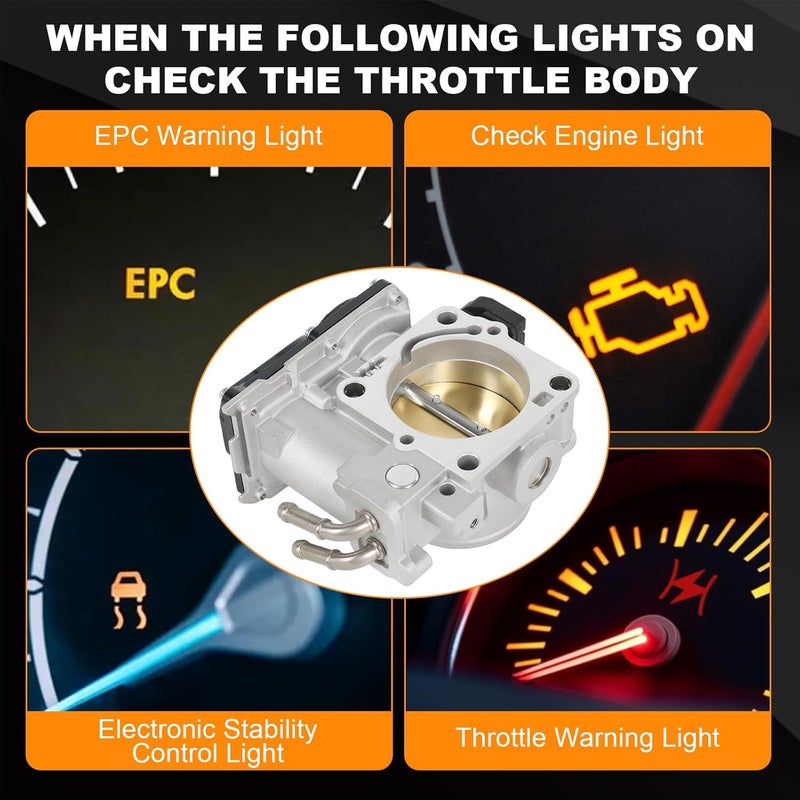 DICMIC Electronic Throttle Body Compatible with 2005-2008 Acura RL TL Honda Pilot Accord Odyssey Ridgeline Replace# 672001, 672019 - Image 4